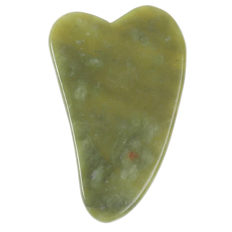Gua Sha Green Jade Quartz Crystal Body Massage Board Gua Sha Massage Board Qme A