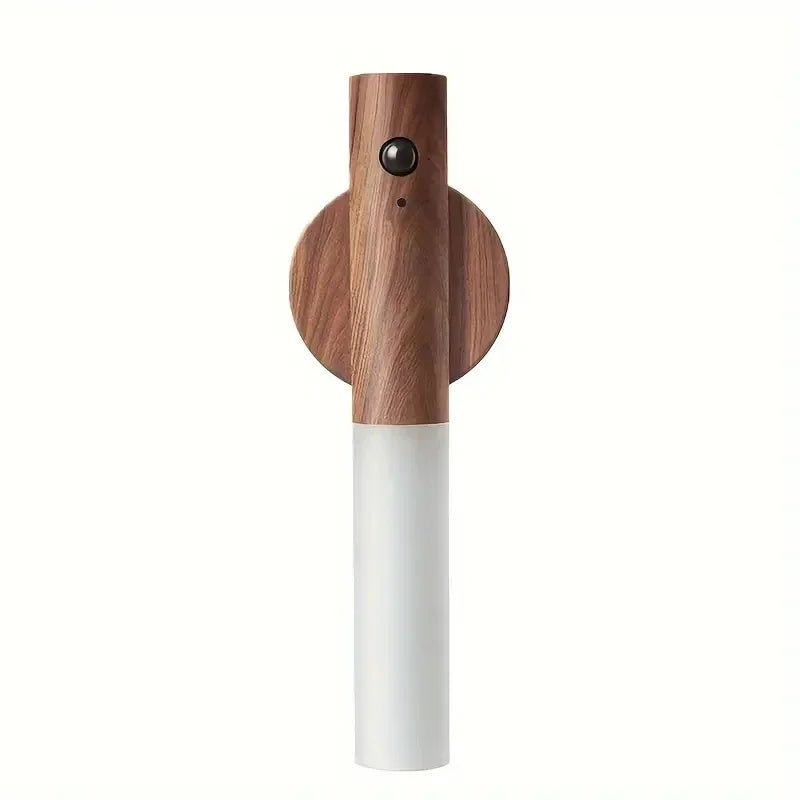 Qme LED Motion Sensor Night Light – Rechargeable, 6 Colors Motion Sensor Night Light Qme Walnut