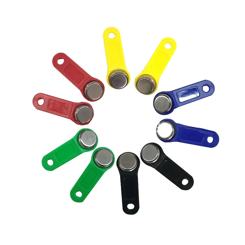 TM1990 DS1990 iButton Touch Memory Key RFID Copy Card – 5pcs RFID Access Key Fob Qme 5pcs