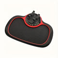 360° Rotating Swan-Shaped Car Dashboard Phone Holder Pad Car Phone Holder Qme Black