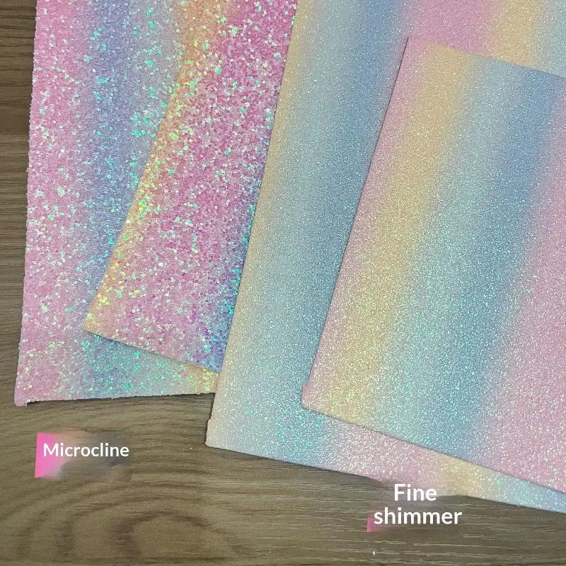 Rainbow Gradient Sequin Iron-On Fabric – DIY Craft Material Sequin Craft Fabric Qme
