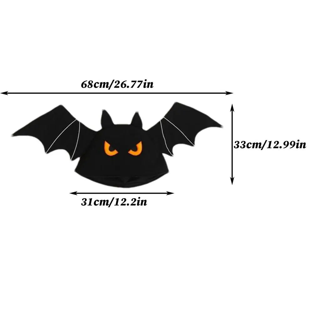 Halloween Bat Wings Hat Cosplay Headpiece Costume Accessory Costume Headpiece Qme Black China Mainland