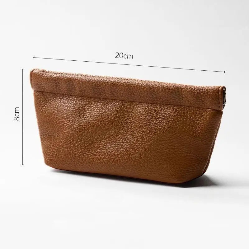 Soft PU Leather Magnetic Eyeglass Case – Portable Storage Eyeglass Case Qst A4