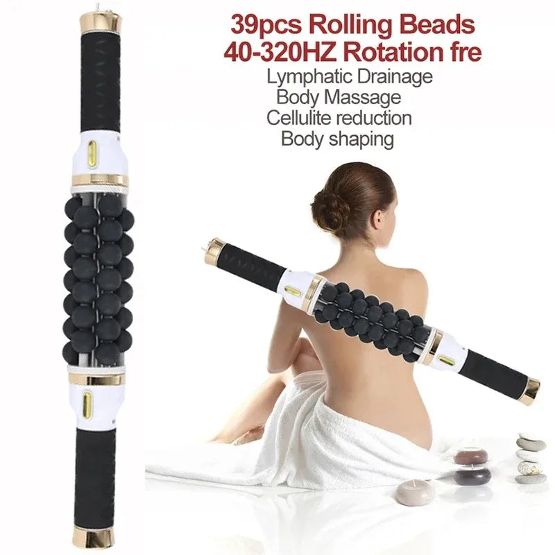 40W High-Frequency Rolling Bead Massager | Body Contouring Body Roller Massager Qst
