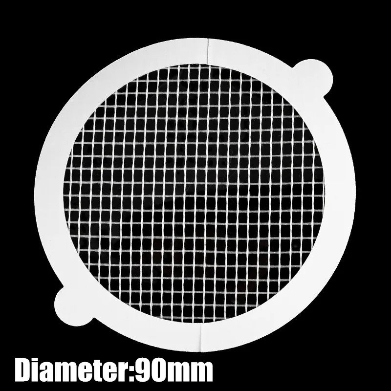 Disposable Shower Drain Hair Catcher – 20pc Mesh Filter Sticker Drain Hair Catcher Qme Round-90mm 5Pcs