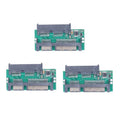 1.8" Micro SATA to 2.5" SATA Adapter Card 3.3V for Laptop SSD SATA Adapter Card Qme 3PCS