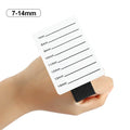 NATUHANA Acrylic False Lash Extensions Organizer Pallet Lash Organizer Pallet Qme white 7-14mm