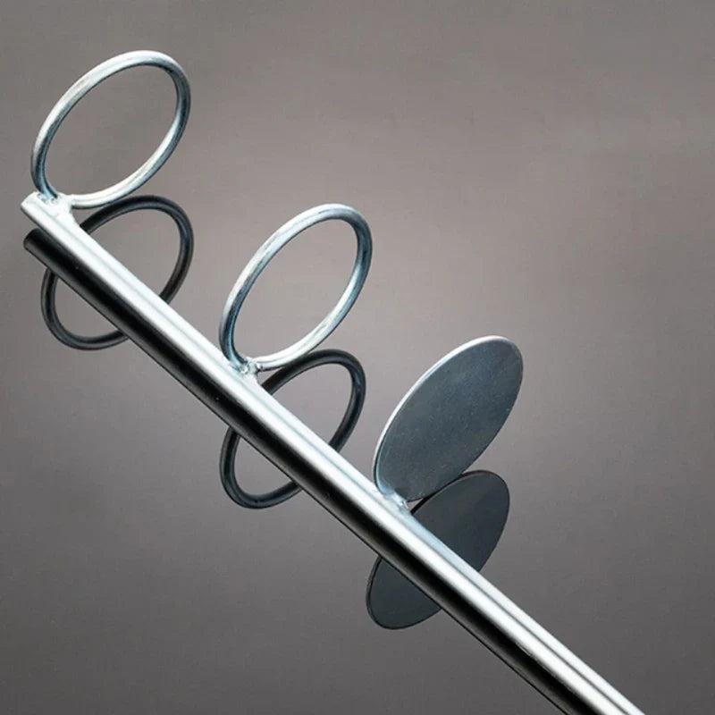 Double Ring Fishing Rod Holder Ground Bank Bracket – Stainless Steel Fishing Rod Holder Qme