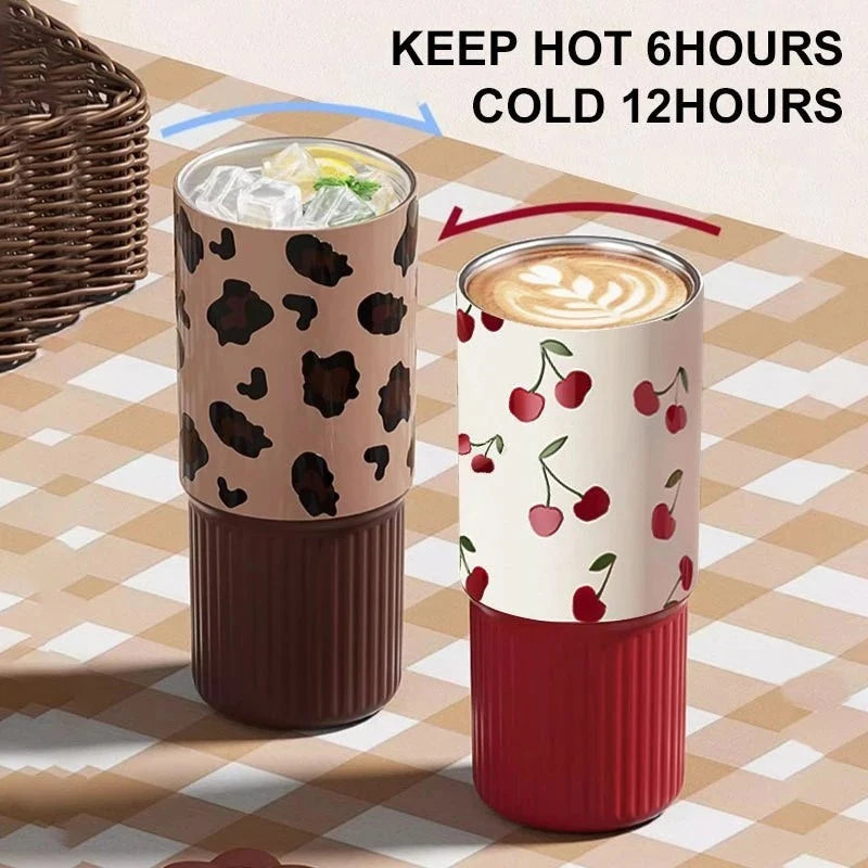 WHPHous 750ML Insulated Thermos Tumbler | 316 Stainless Steel Insulated Thermos Tumbler Qst