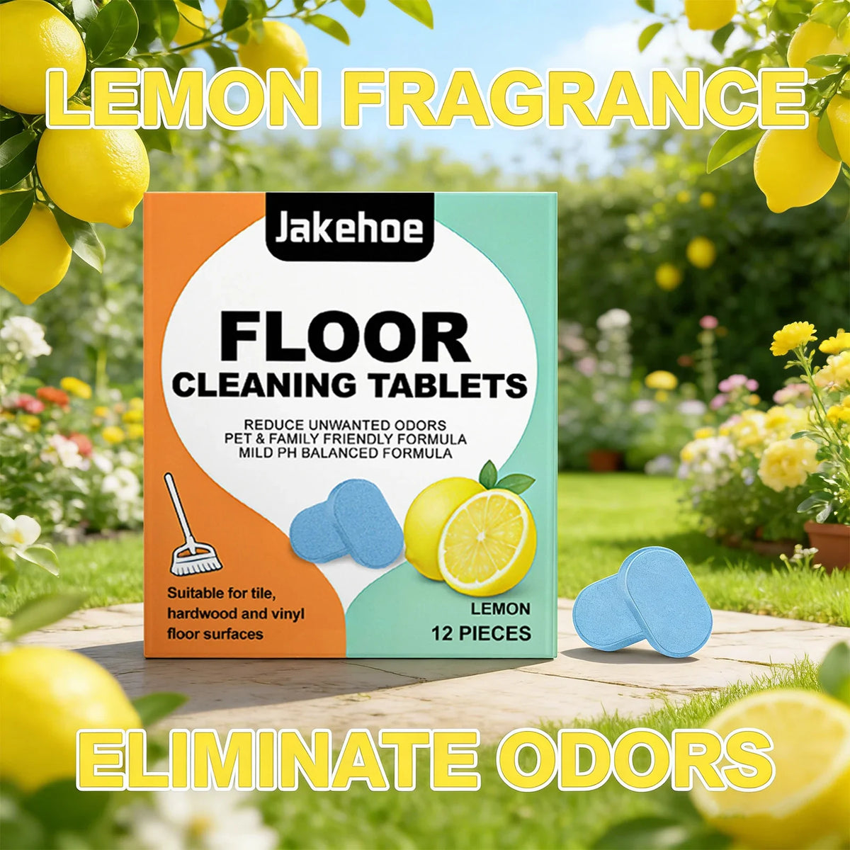 Floor Cleaning Tablets – Stain Removal, Odor Elimination & Polish Floor Cleaning Tablet Qme