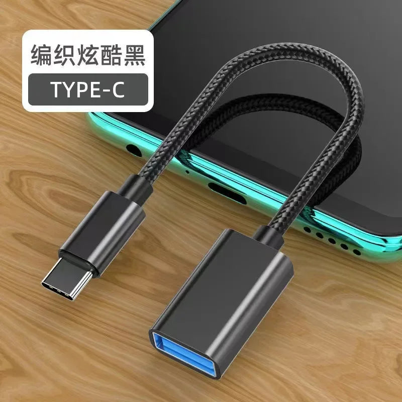 USB-C OTG Adapter for Samsung S20, Xiaomi & Huawei | Qme USB-C OTG Adapter Qme TYPE-C black 2.0
