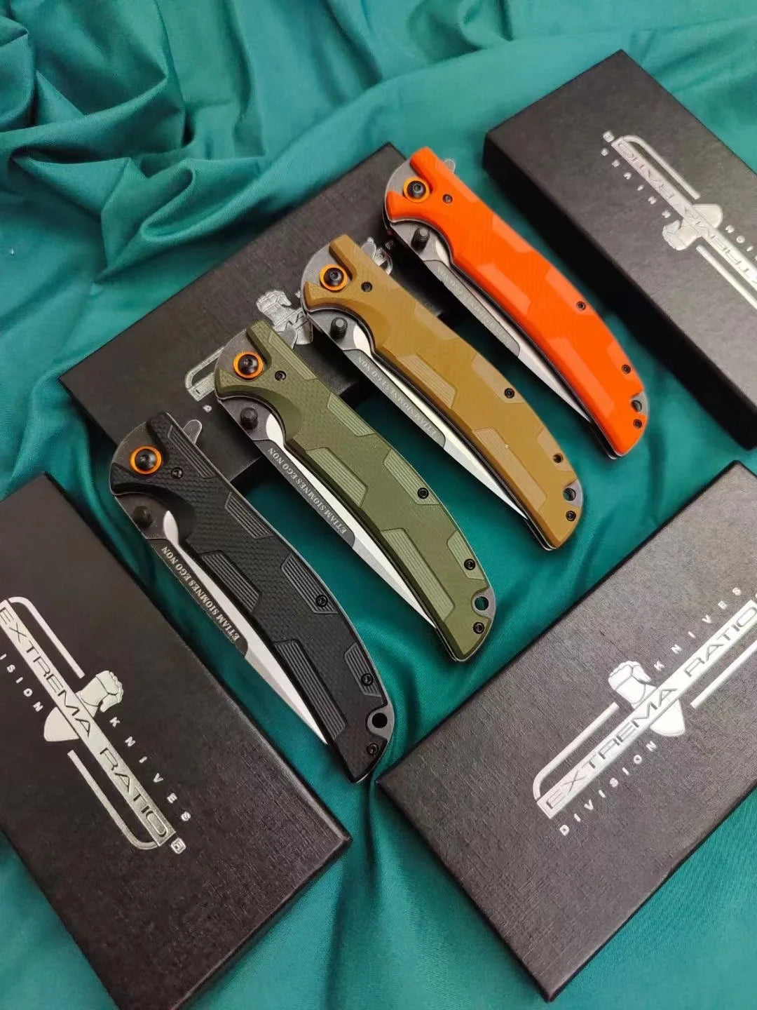 Bulldozer Folding Knife – D2 Steel Portable Pocket Knife EDC Folding Pocket Knife Qst