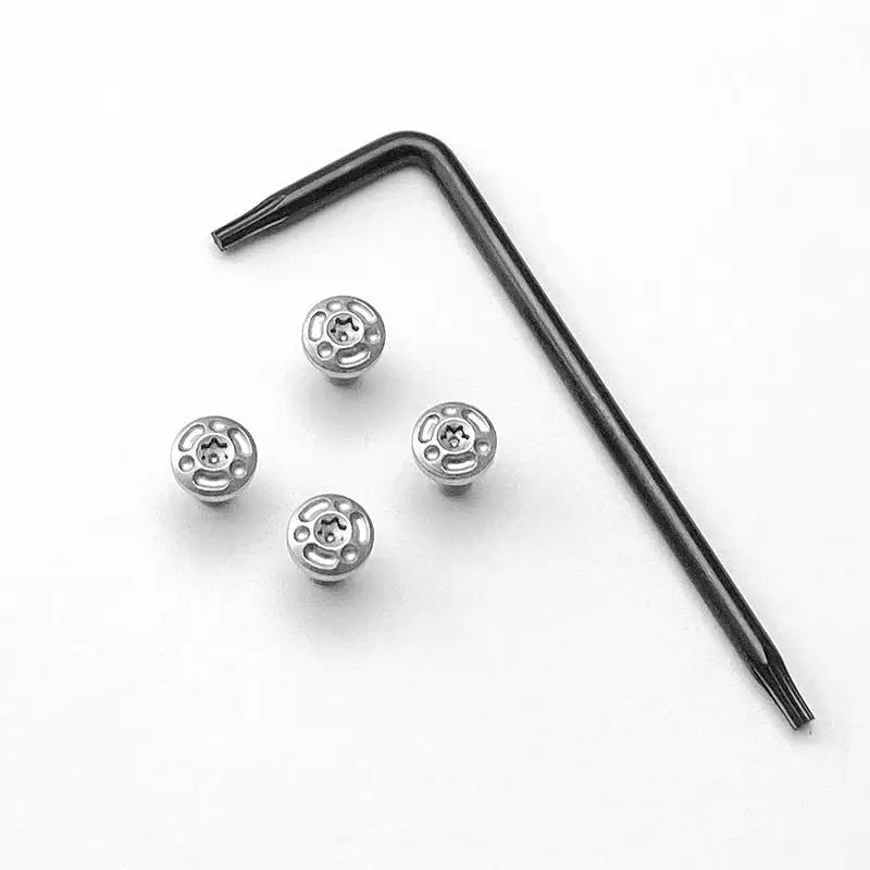 1911 Grip Screws Set – Stainless Steel CNC T8 Torx 4pcs + Tool Grip Screw Set Qst