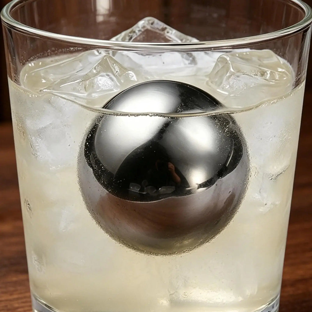 Reusable Stainless Steel Chilling Balls – No-Dilution Ice Chilling Balls Qme