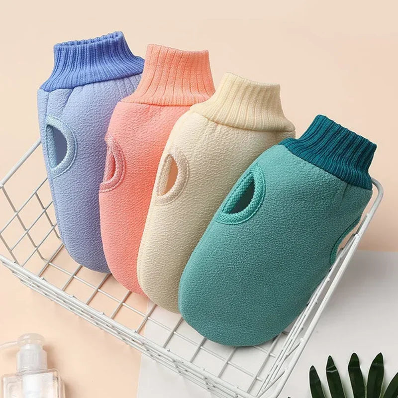 Exfoliating Body Scrub Mitt – SPA Shower Peeling Glove Body Scrub Mitt Qme
