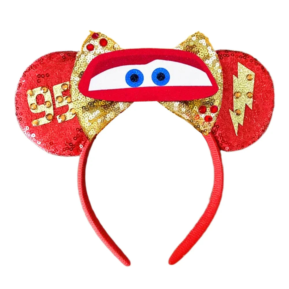 Cars Lightning McQueen Mickey Mouse Headband for Girls & Kids Character Headband Qme