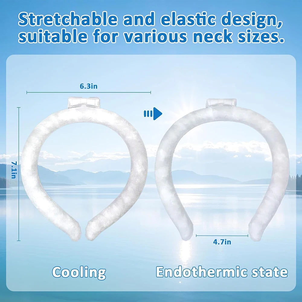 PCM Ice Cooling Neck Ring – Summer Neck Cooler Wrap Cooling Neck Wrap Qst