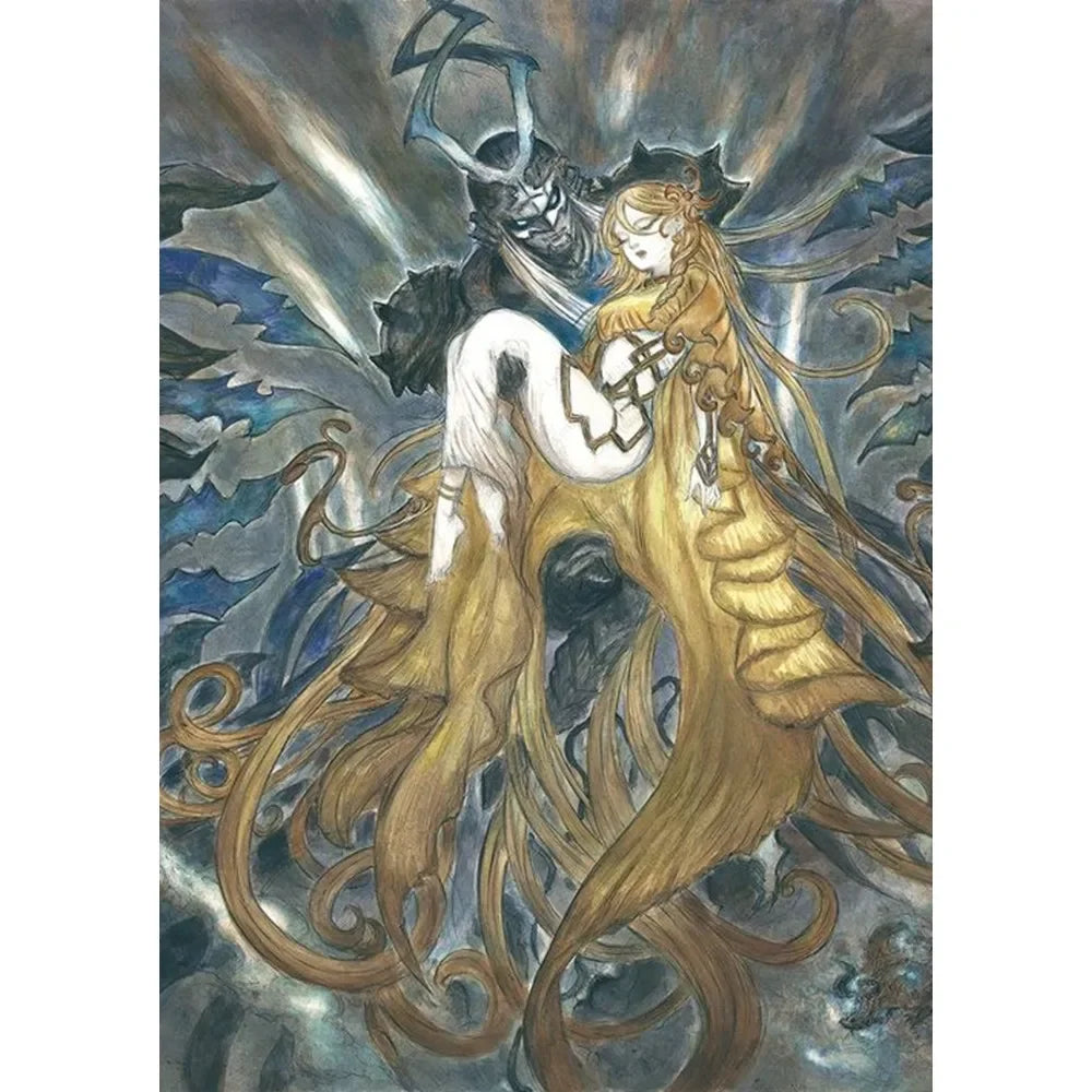 Yoshitaka Amano Final Fantasy Canvas Wall Art Poster Print Canvas Art Print Qst