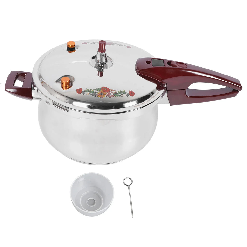 Stainless Steel Pressure Cooker 80KPA Ergonomic Handle 4-5L Pressure Cooker Qme 11L