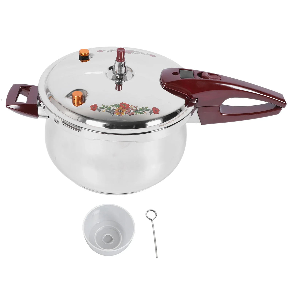 Stainless Steel Pressure Cooker 80KPA Ergonomic Handle 4-5L Pressure Cooker Qme 11L