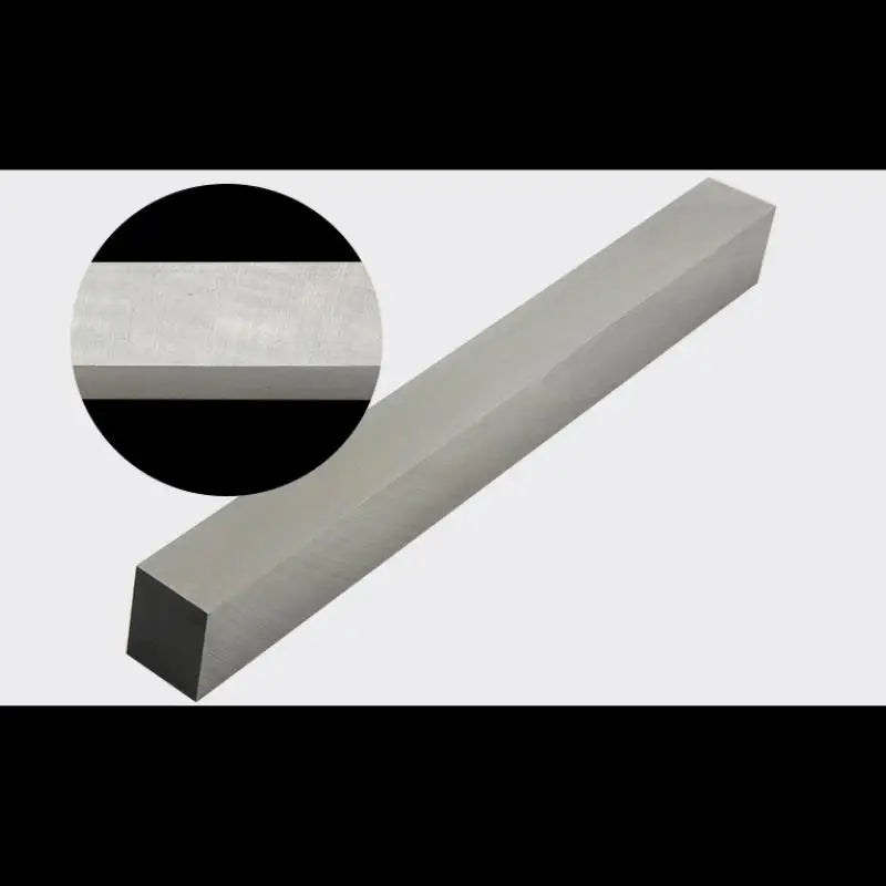 HRC62 HSS 4241 Square Steel Bar 200mm – DIY Carving Blade HSS Blade Blank Qst
