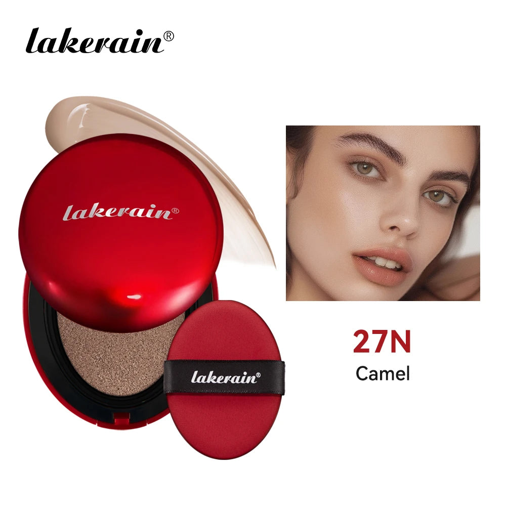 Lakerain Air Cushion BB Cream – Waterproof, SPF Foundation Cushion Foundation Qst 27N