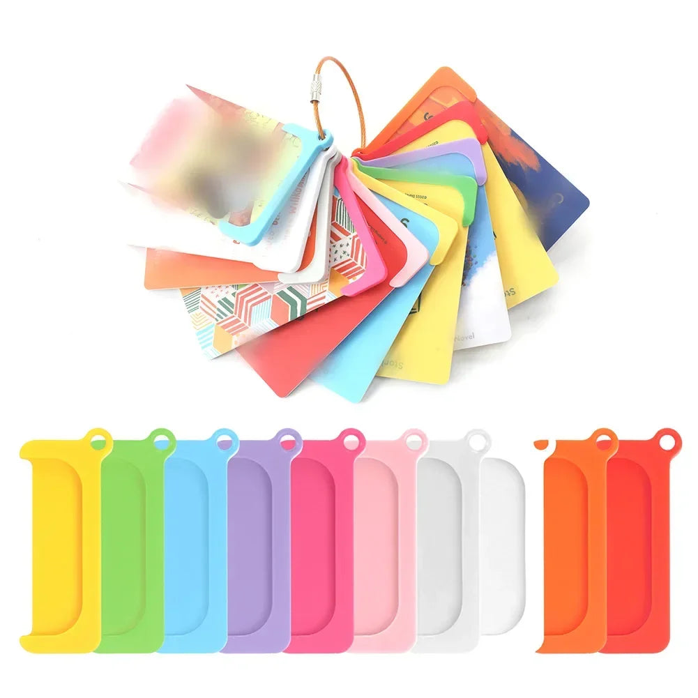 Reusable Yoto Card Holder with Metal Ring Loop | Travel Case Card Organizer Case Qme