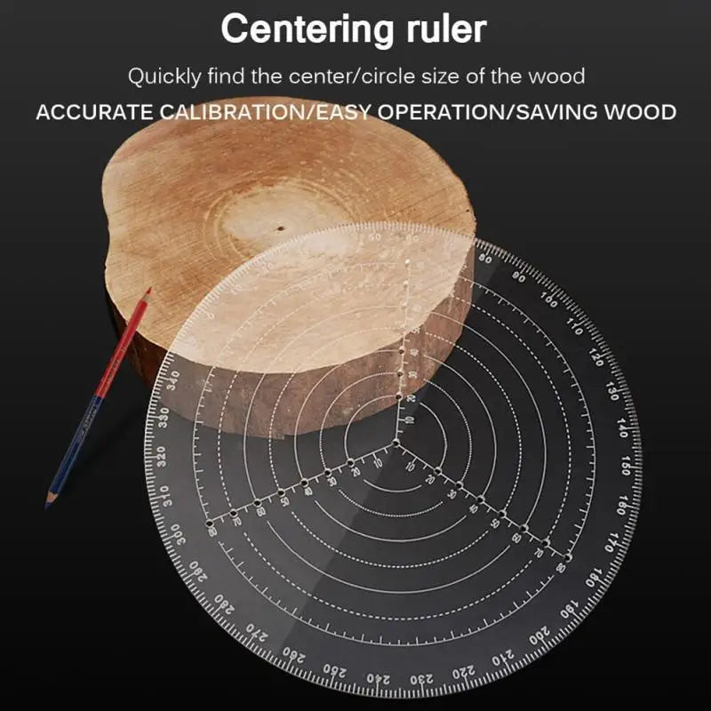Wood Turning Center Finder Compass Circle Gauge 20cm Woodworking Compass Gauge Qme