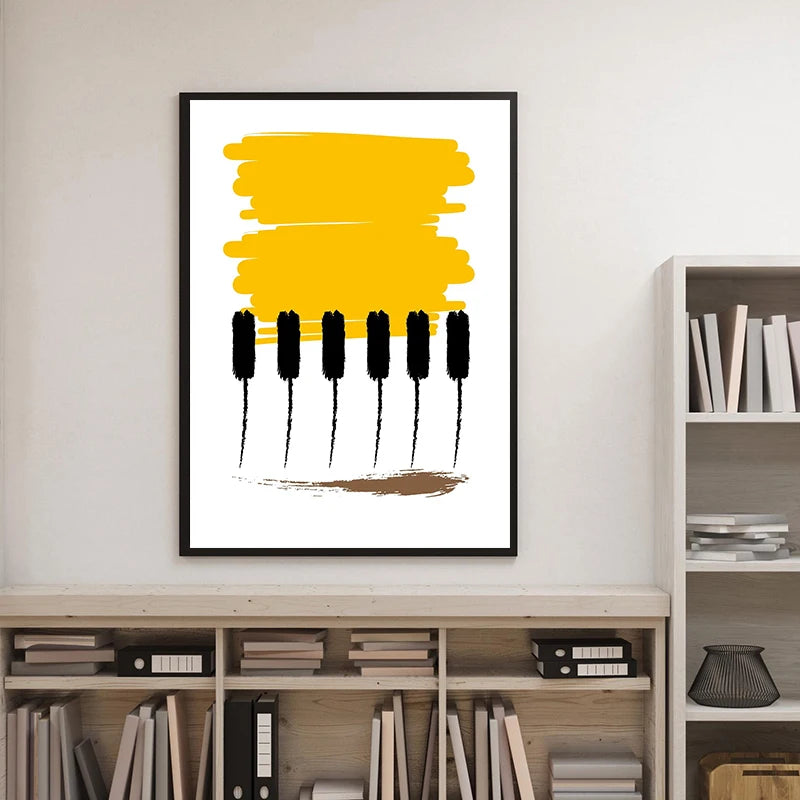 Minimalist Kitchen Food Canvas Wall Art Print | Home Decor Canvas Wall Art Qst