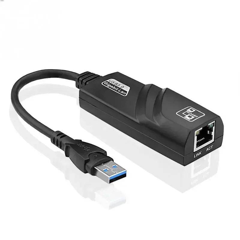 USB-C to RJ45 Gigabit Ethernet Adapter | 10/100/1000Mbps USB Ethernet Adapter Qme