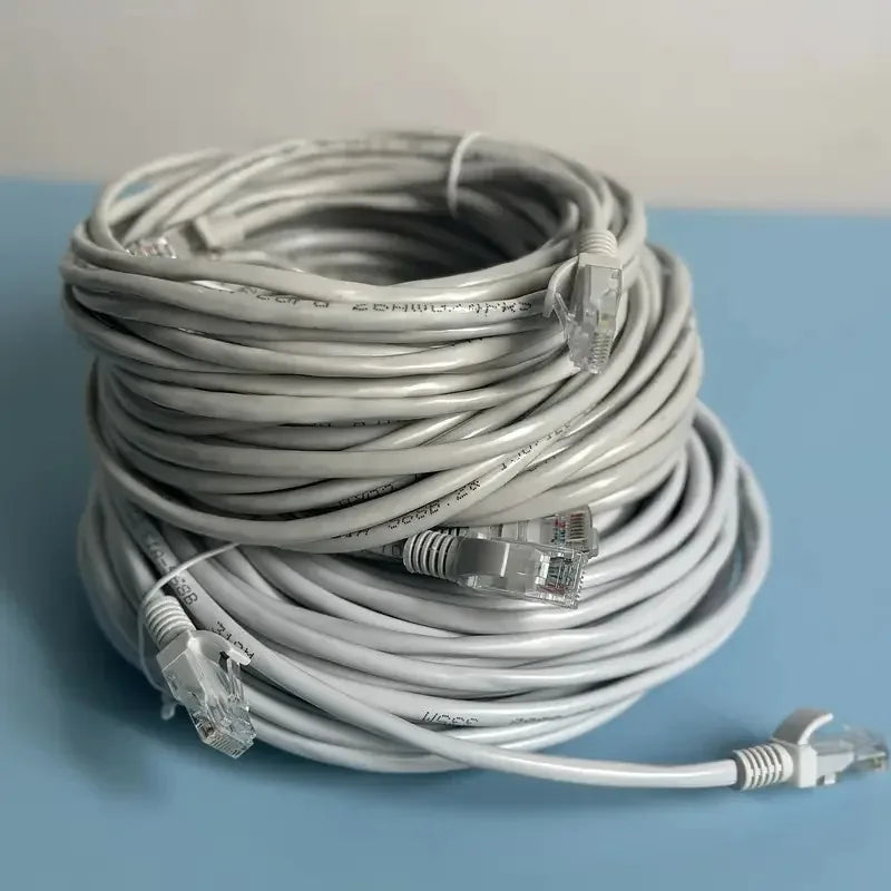 Cat5e Ethernet Cable 1m Crystal RJ45 Head – High-Speed Network Ethernet Patch Cable Qme