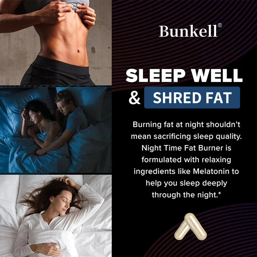 Nighttime Metabolism Support Capsules | Sleep & Weight Management Weight Management Supplement Qst