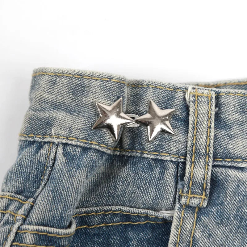 Adjustable Invisible Waist Buckle – Seamless Metal Clip Pair Waist Buckle Clip Qme C