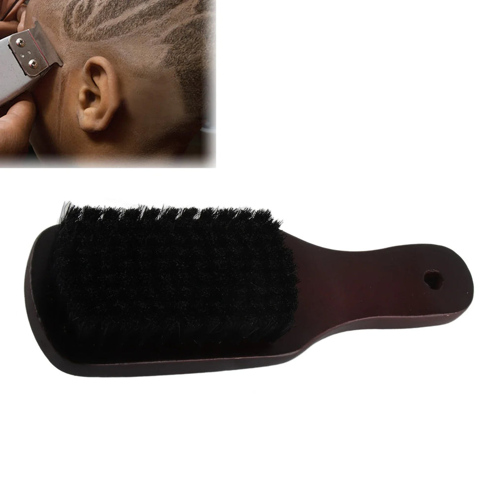 Men's Beard Brush – Wooden Handle & High-Elasticity Bristles Beard Grooming Brush Qme
