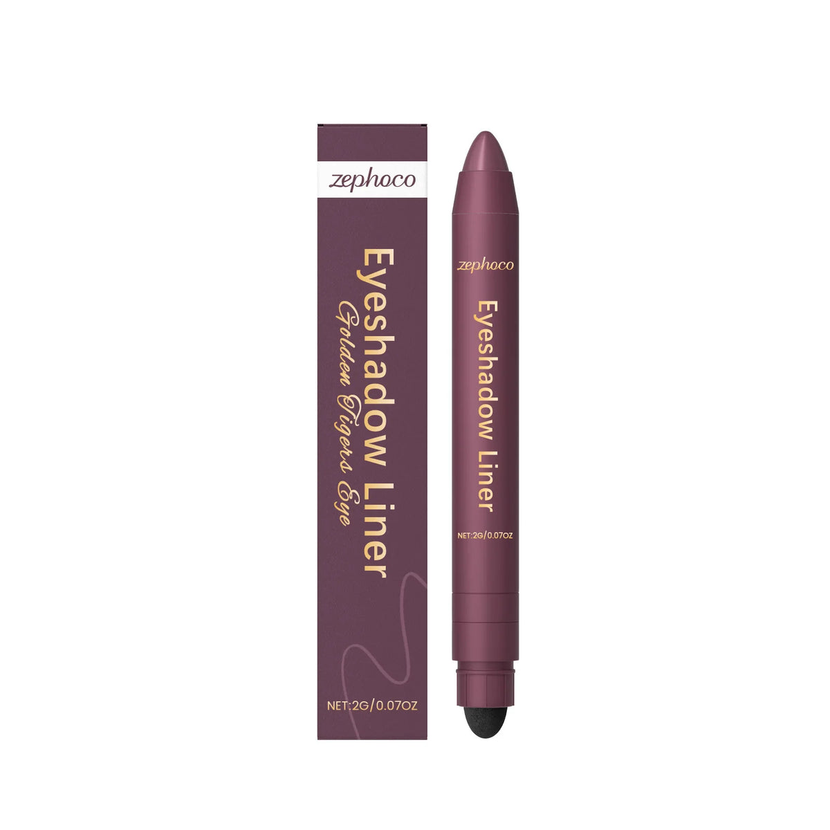 Zephoco 2-in-1 Eyeliner Pen – Smudge-Proof, Quick-Drying Liquid Eyeliner Pen Qst golden tigers eye