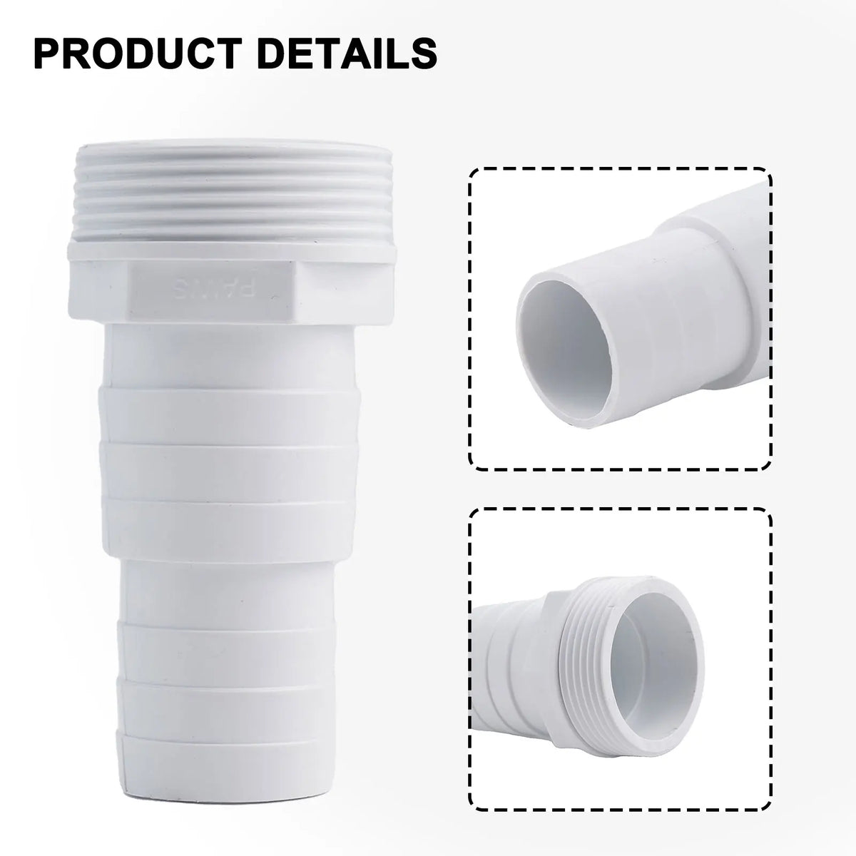 ABS 1.5" Threaded Pool Hose Nozzle 32mm – SPX1091Z4 Z7 Fit Pool Hose Nozzle Qme