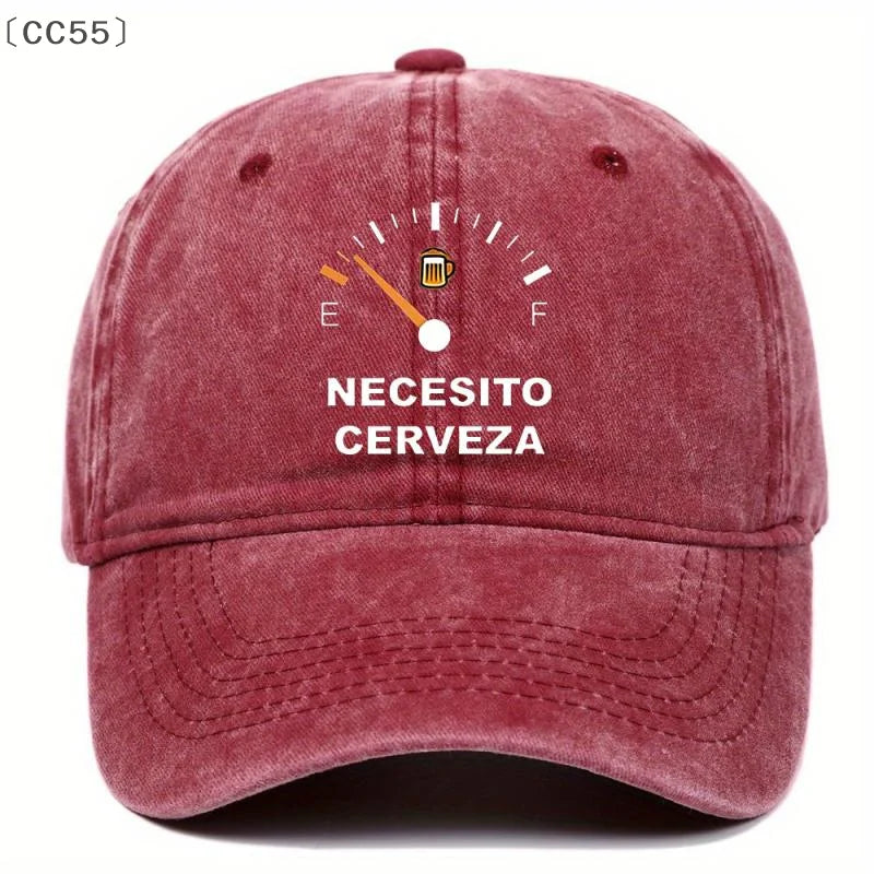 Retro Distressed Goose Print Baseball Cap – Cotton Sun Hat Baseball Cap Qst