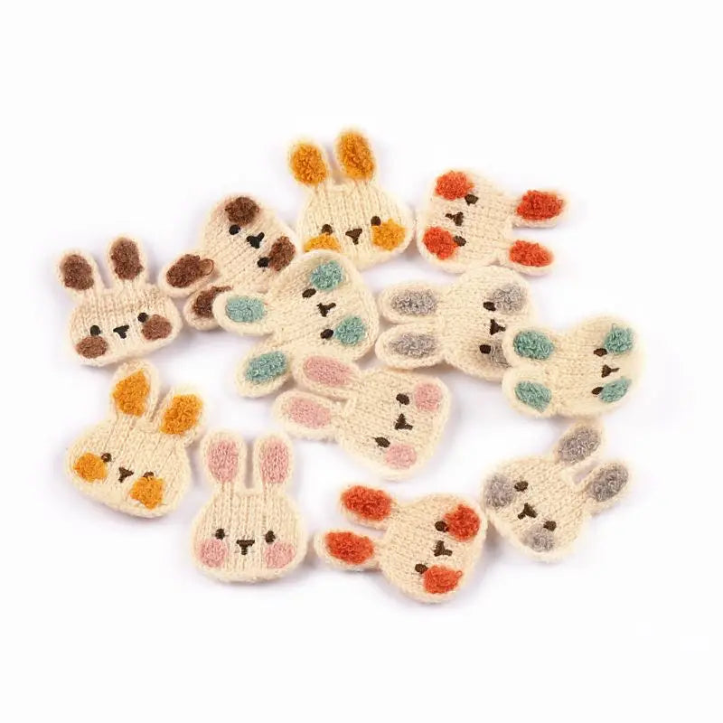 Cartoon Rabbit Applique Patches – DIY Sewing & Craft Decor Sewing Applique Patch Qme
