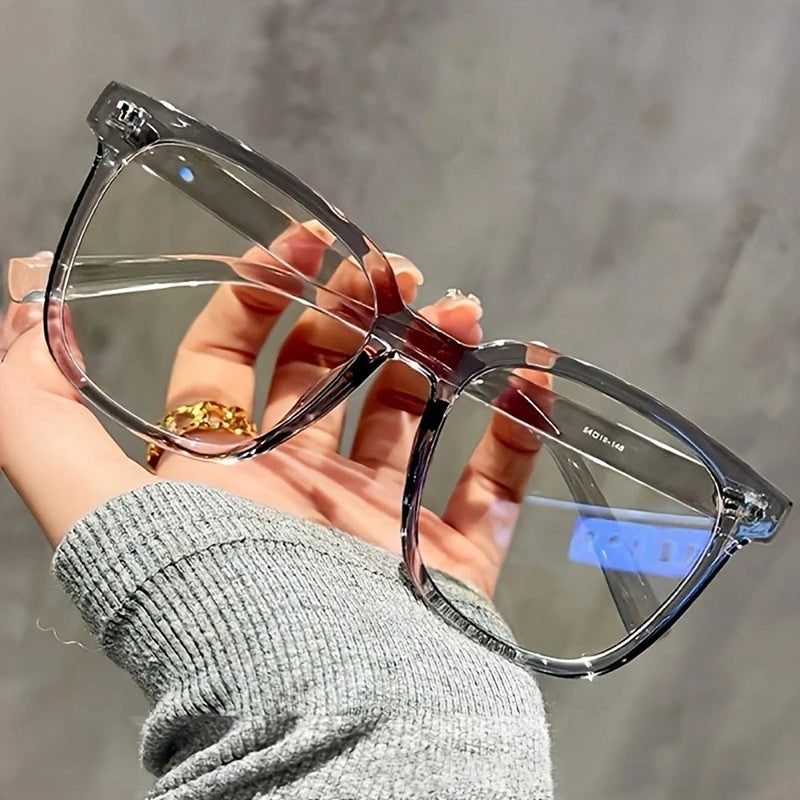Square Frame Clear Black Fashion Glasses – Unisex Eyewear Eyeglasses Frames Qst A3
