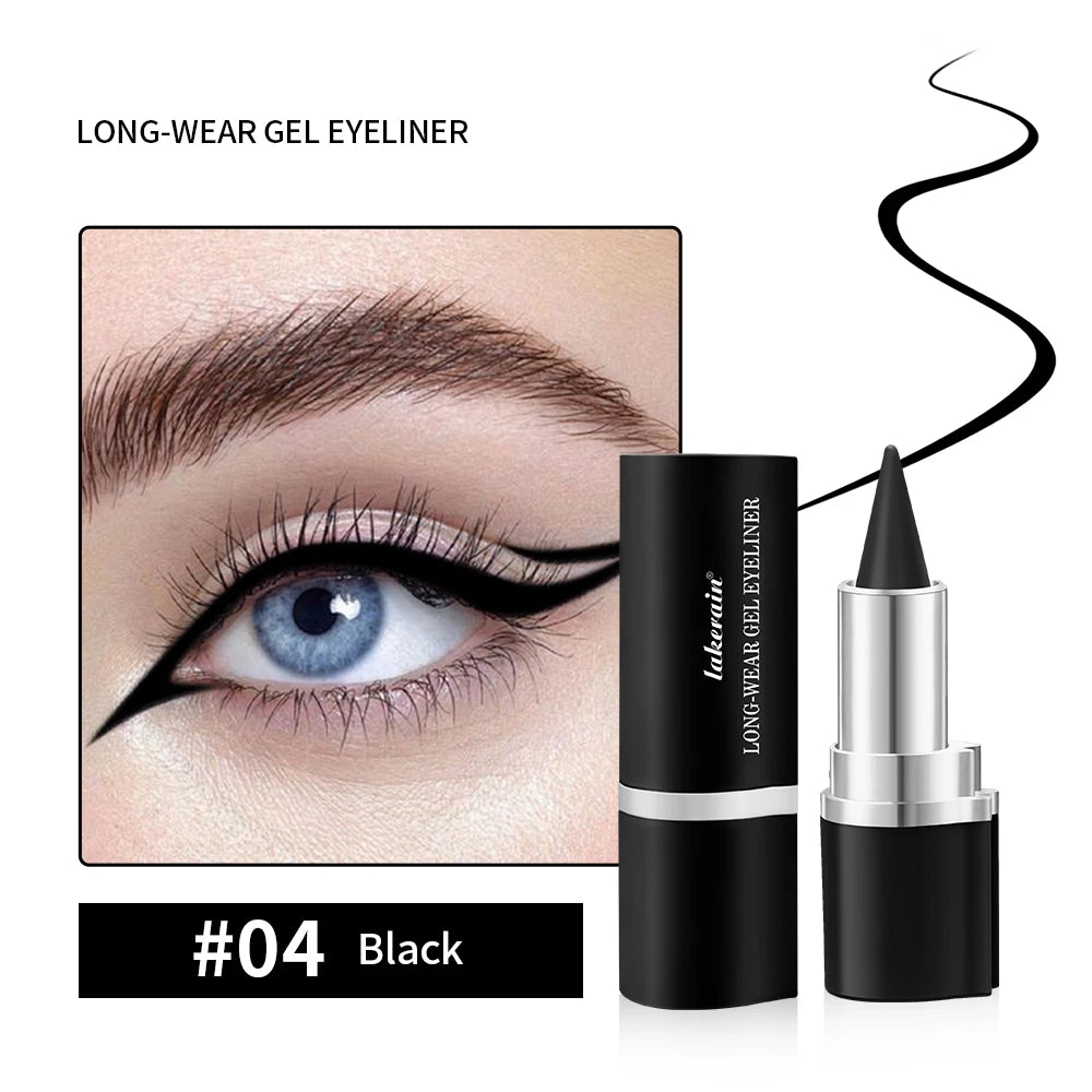 Matte Tapered Eyeliner Stick – Waterproof Long-Lasting Gel Pen Eyeliner Stick Qst 04