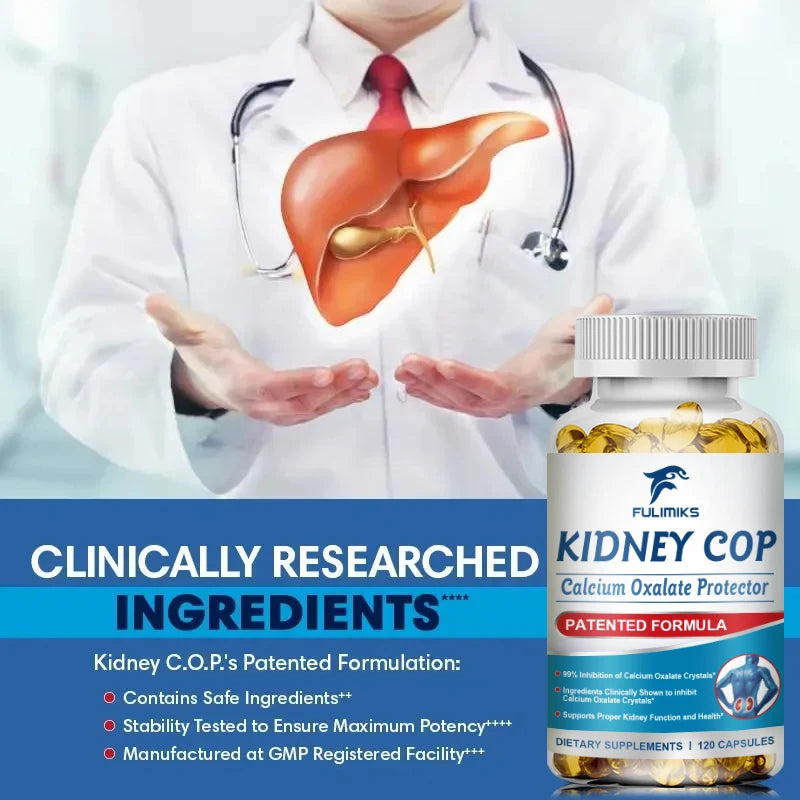 Kidney COP Capsules – Citric Acid, Phyttin & Magnesium Support Kidney Health Supplement Qst