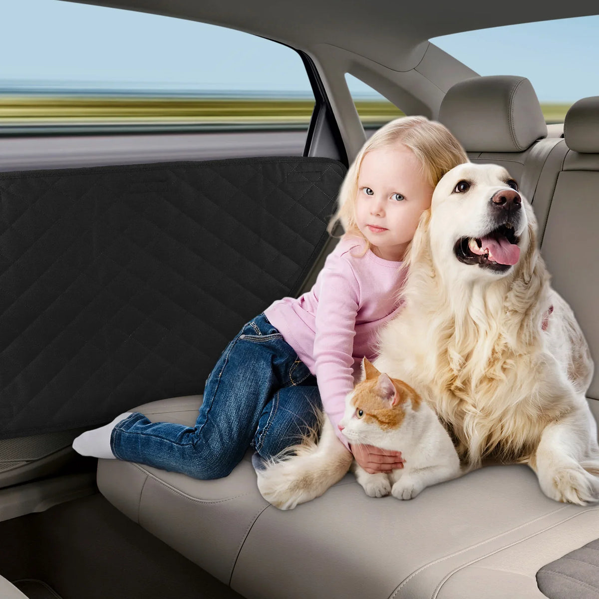 Waterproof Dog Car Door Cover – Anti-Scratch Protector, 2 Pcs Dog Car Door Cover Qme