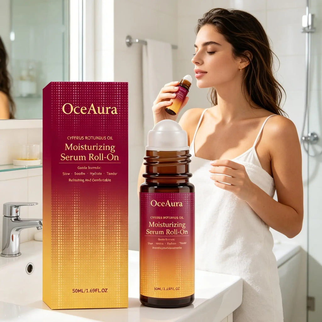 OceAura Cyperus Rotundus Roll-On Hair Removal Serum 50ml Hair Removal Serum Qst