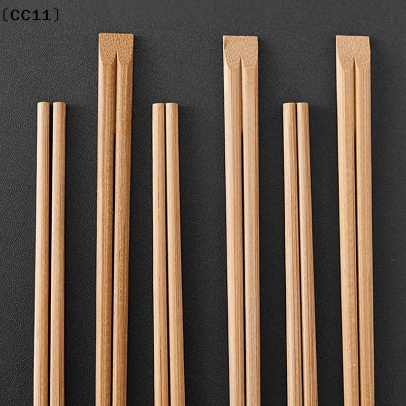 50 Pairs Disposable Bamboo Chopsticks – Individually Wrapped Disposable Chopsticks Qme