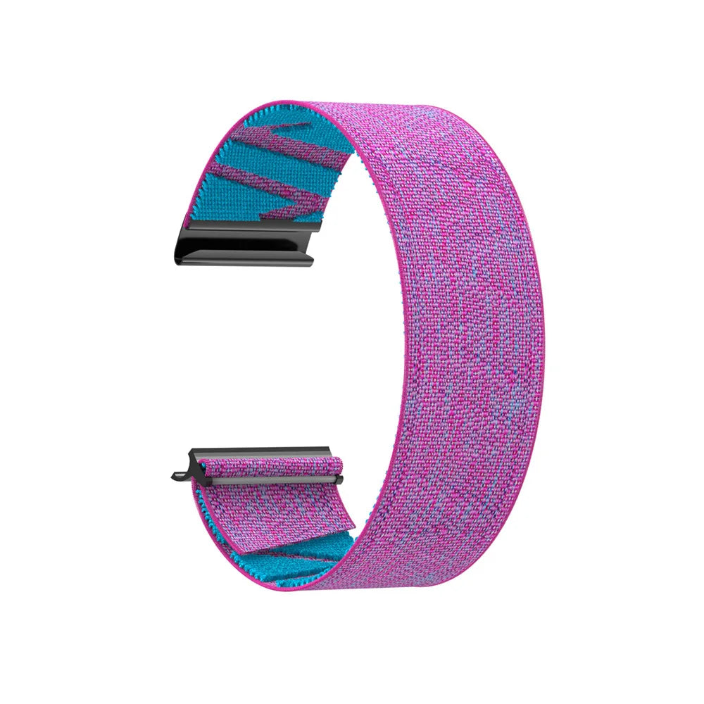 WHOOP 5.0 Nylon Fitness Band – Soft, Adjustable & Breathable Fitness Tracker Band Qme Purple U Not included Sensor