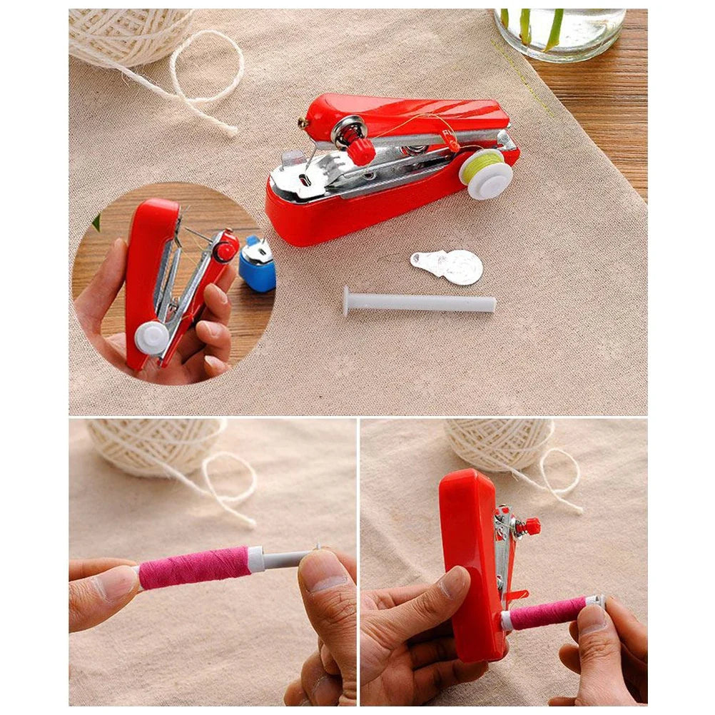 Qme Mini Portable Sewing Machine – Compact Handheld Craft Tool Mini Sewing Machine Qme