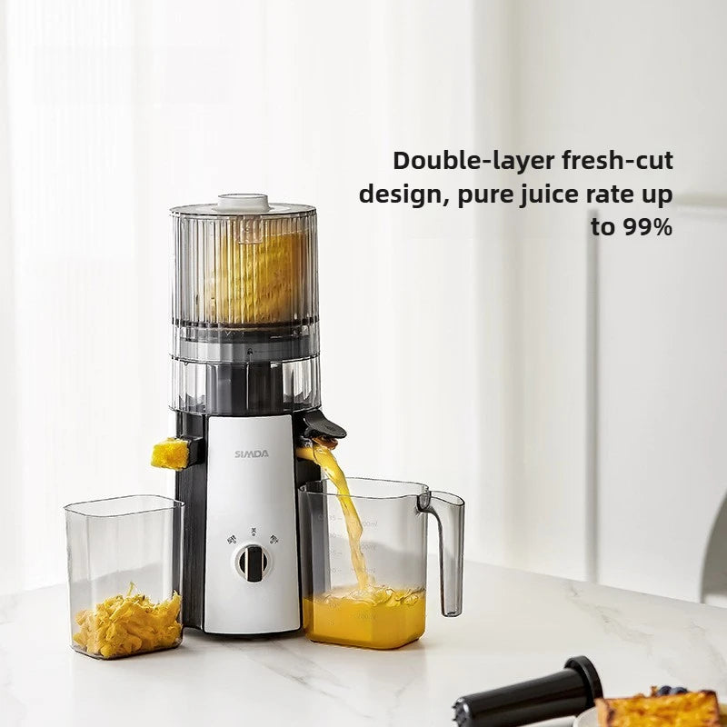 HAOYUNMA Wide Mouth Juice Extractor – Low Noise, Easy Clean Juice Extractor Qst