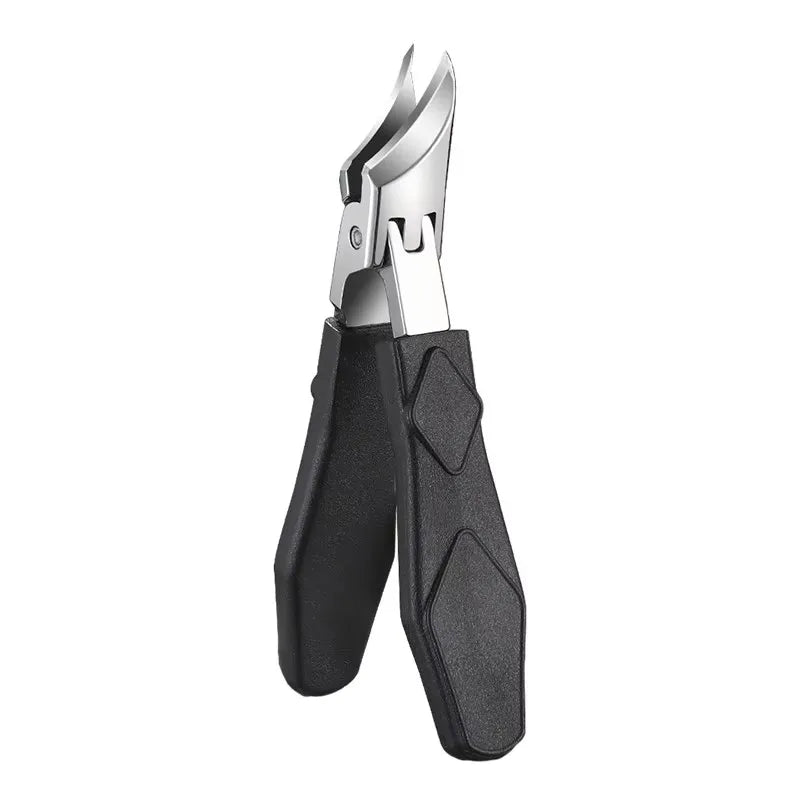 Professional Toenail Clipper for Thick Nails – Stainless Steel Toenail Clipper Qme black