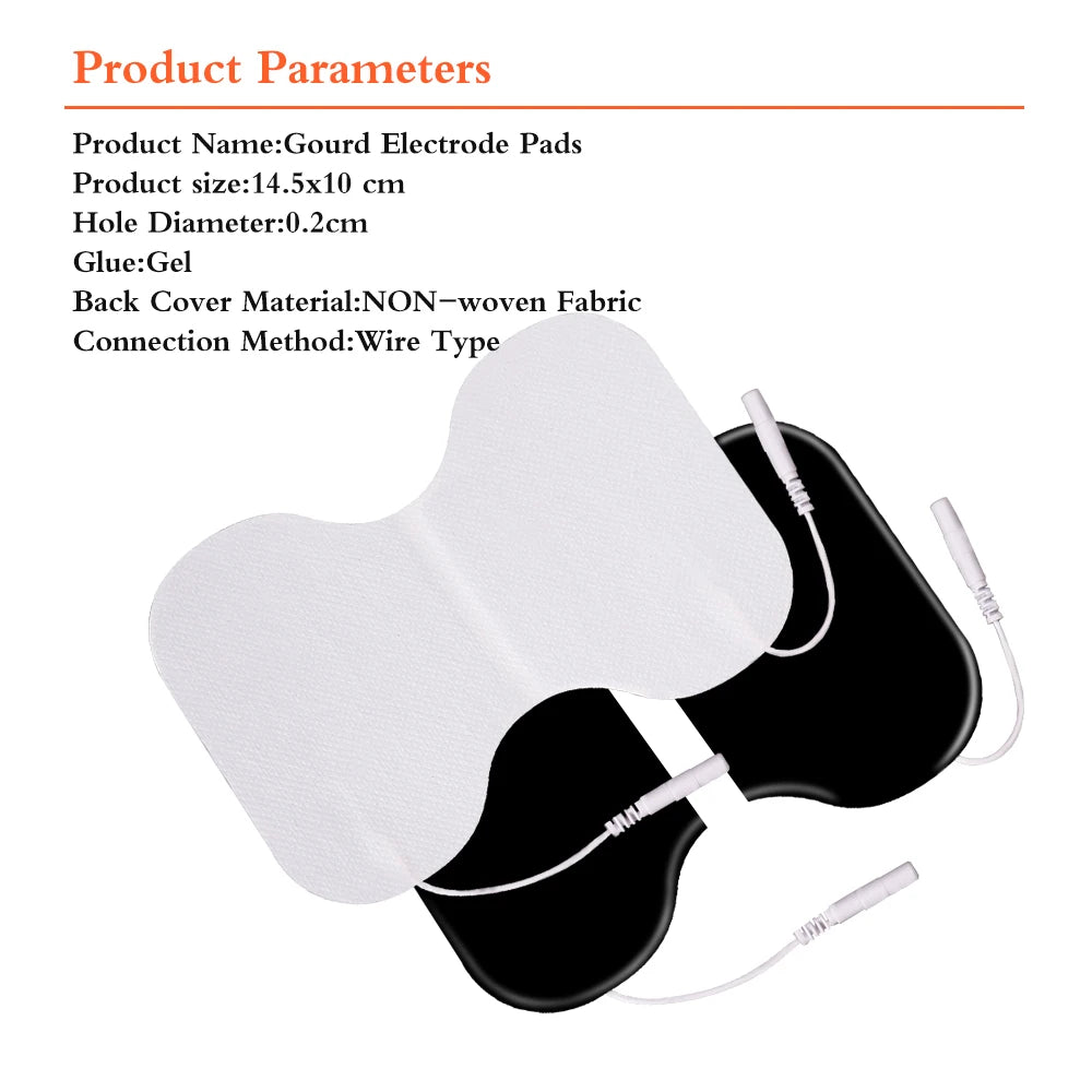 TENS EMS Self-Adhesive Electrode Gel Pads – Neck, Back & Waist Electrode Gel Pads Qst