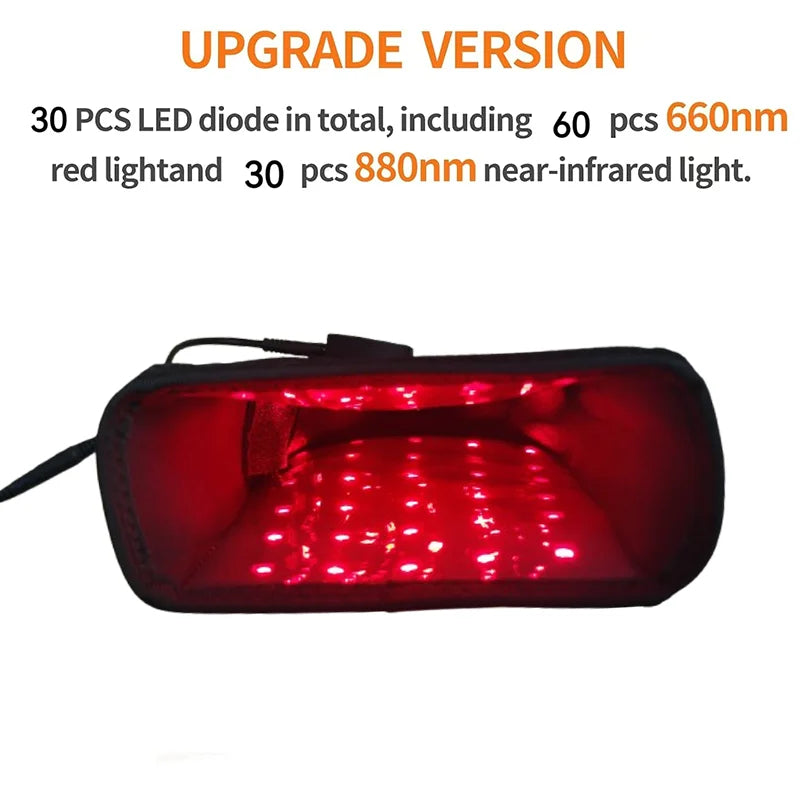 LED Red Light Therapy Glove 660nm & 850nm Infrared Hand Pad Red Light Therapy Device Qst